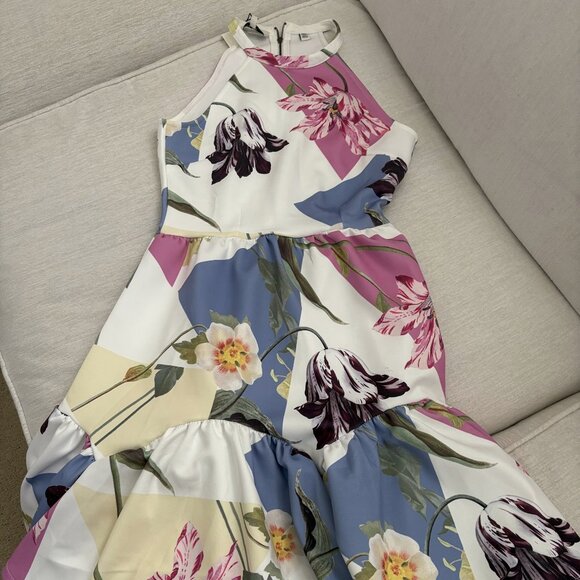 NWT TED BAKER KETRINA SKATER DRESS, TB1/ US4 - Picture 1 of 6